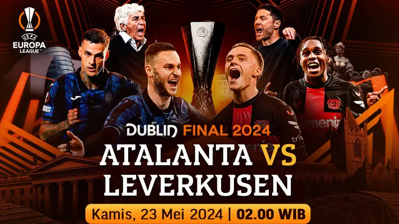 Atalanta vs Bayer Leverkusen: Final Liga Europa 2024